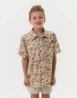 Burlebo Youth Performance Western Top - Venado Camo