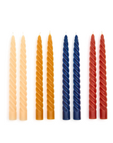 Twist Taper Candles in Box-Multiple Colors