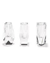 Faceted Crystal Bud Vase