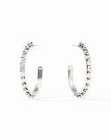 Julie Vos Silver Soho Hoop - Medium