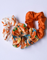 Saturday Silks Texas Longhorns Scrunchie Set