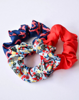 Saturday Silks Ole Miss Rebels Scrunchie Set