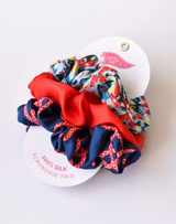 Saturday Silks Ole Miss Rebels Scrunchie Set