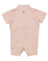 Burnt Orange Guayabera Gameday Romper