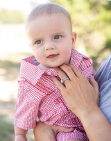 Red Guayabera Gameday Romper