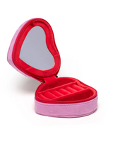 Heart Jewelry Zip Case