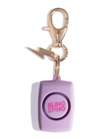 Mini Safety Alarm--Lavender Keychain