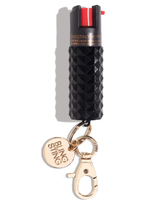 Black Metallic Studded Pepper Spray Black Metallic Studded Pepper Spray