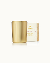 Thymes Frasier Fir Gilded Gold Votive Candle Thymes Frasier Fir Gilded Gold Votive Candle