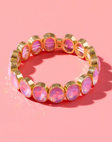 Olivia Bracelet - Gold/Pink