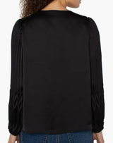 Marie Pleated Sleeve Top