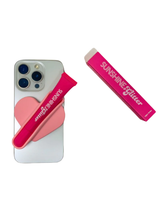 Lip Gloss and Kiss Heart Shaped Keeper