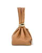 Evening Bag with Gold Detail - Beige