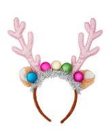 Light Up Reindeer Headband - Assorted Colors