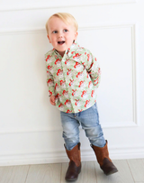 Ho Ho Howdy William Shirt - Green