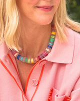 Rainbow Vinyl Necklace