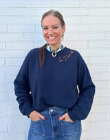 Go 'Stros Embroidered Crewneck