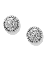 Illumina Celeste Dome Post Silver Earrings