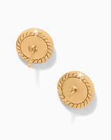 Illumina Celeste Dome Gold Post Earrings
