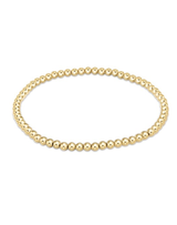 eNewton Classic Gold Bead Bracelet 3mm