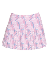 Smiley Spark Mini Pleated Skort