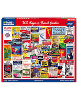 US Maps and Travel Guides 1000pc Puzzle