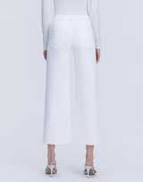 Vivian White Wide Leg Jean