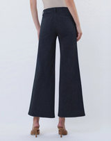Nina Navy Stripe Wide Leg