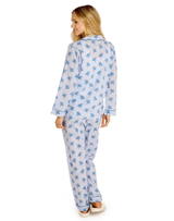 Blue Monkey Print Pajamas