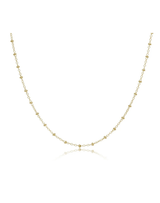 eNewton Choker Simplicity Gold Chain 15" 2MM