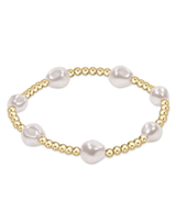eNewton Admire Gold and Pearl Bracelet