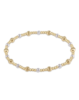 eNewton Dignity Sincerity Pattern Bracelet - Pearl