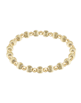 eNewton Dignity Grateful Pattern Bead Bracelet--6mm