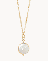 Sea La Vie Survivor/Coin Pearl Necklace
