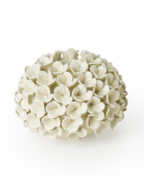 White Hydrangea Bud Vase/Taper Candle Holder