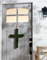 Boxwood Cross Door Hanger