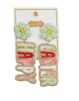 Beaded Easter Earrrings