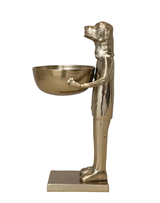 Cast Alumninum Labrador Holding Bowl