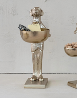 Cast Alumninum Labrador Holding Bowl