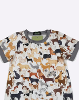Dog Park Boy Romper