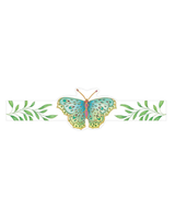Butterfly Die Cut Paper Napkin Rings - 8 Count