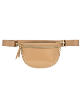 Fanny Pack with Studs - Camel