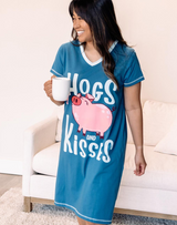 Lazy One Hogs and Kisses Nightshirt