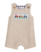 Smocked Tractor Jon Jon
