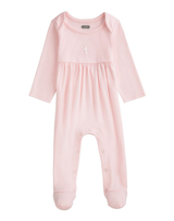 Pink Crochet Cross Sleeper