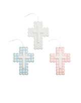 Ceramic Gingham Cross