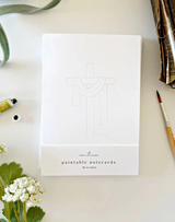 He Is Risen Paintable Watercolor Notecard Set