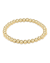 eNewton Extends Classic Gold Bead Bracelet - 5mm