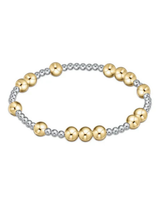 eNewton Hope Unwritten Mixed Metal Bead Bracelet - 6mm