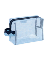 Camden Mesh Zip Pouch - Blue